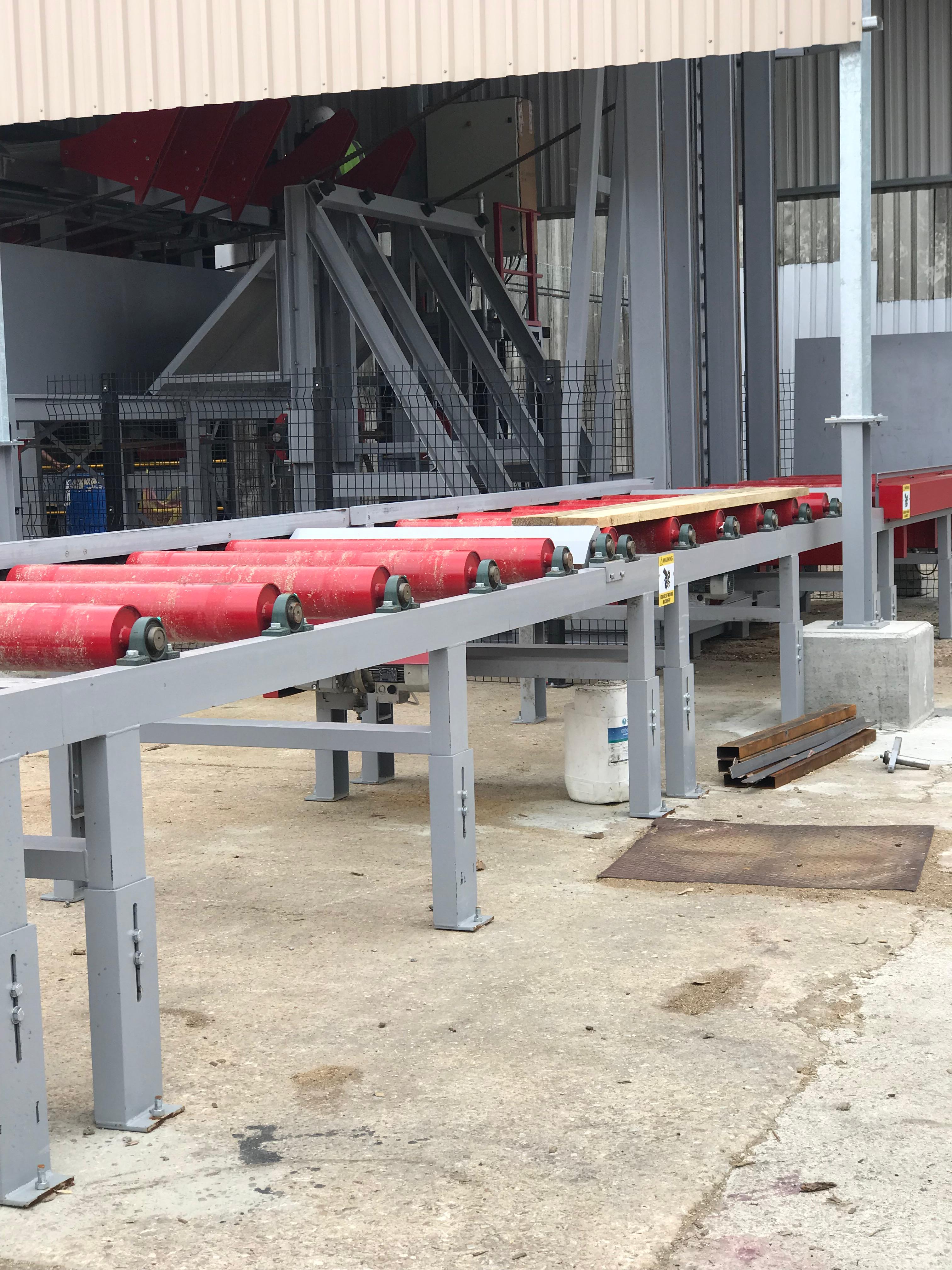Commissioned sawmilling line · turn-key delivery