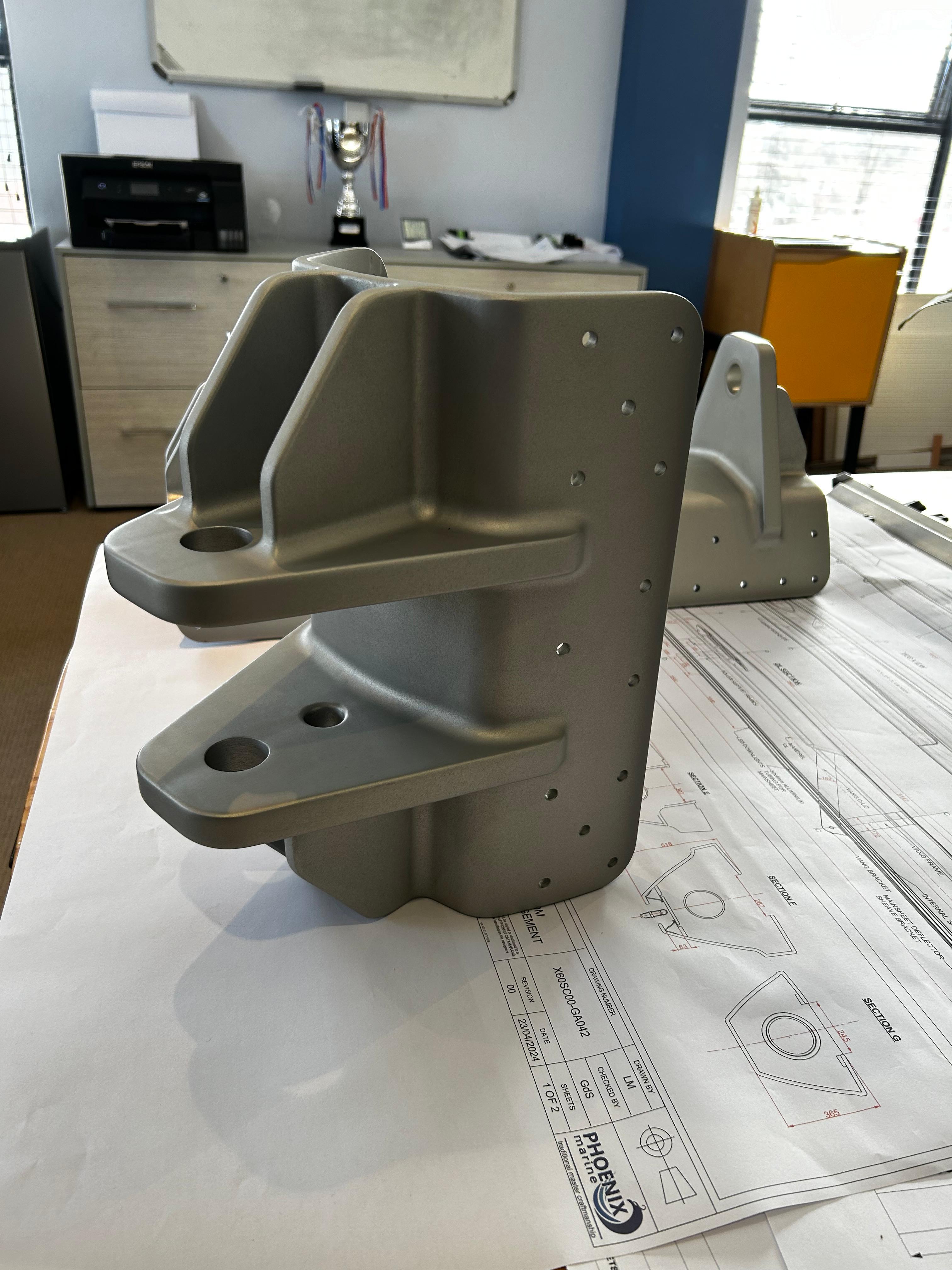 Marine Boom Bracket Design